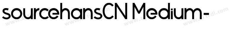 sourcehansCN Medium字体转换